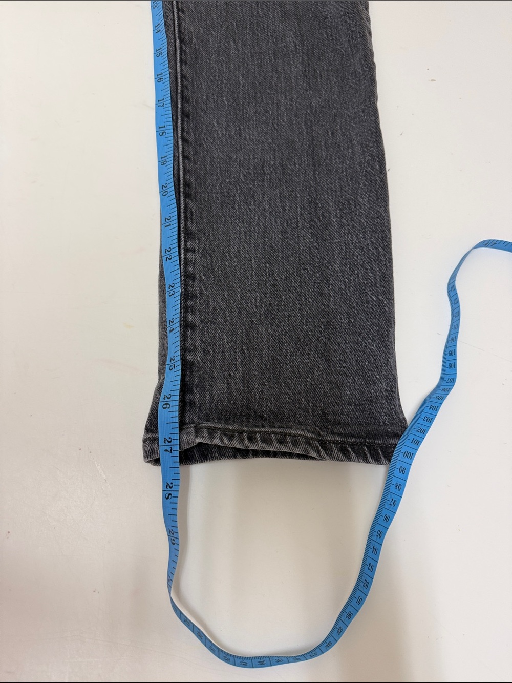 Levi's  501 Charcoal Straight Leg Jeans-Button Front - Picture 8 of 8
